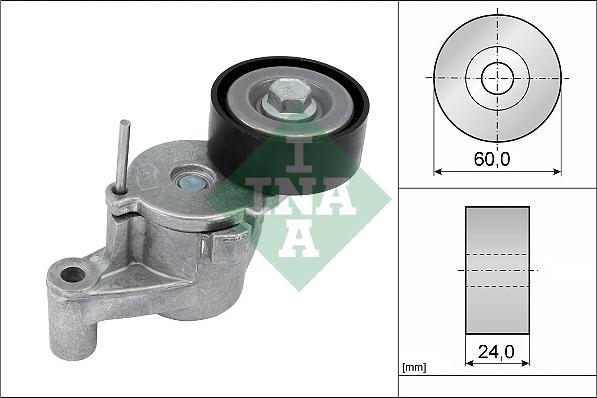 INA 534 0726 10 - Natezač remena, klinasti rebrasti remen  www.molydon.hr