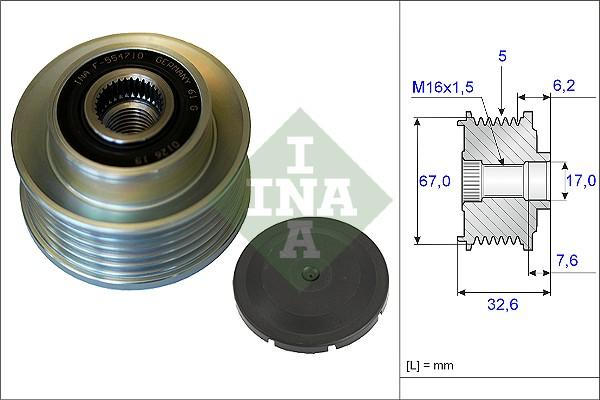 INA 535 0097 10 - Remenica, alternator www.molydon.hr