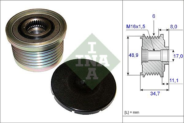 INA 535 0088 10 - Remenica, alternator www.molydon.hr