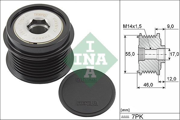 INA 535 0198 10 - Remenica, alternator www.molydon.hr