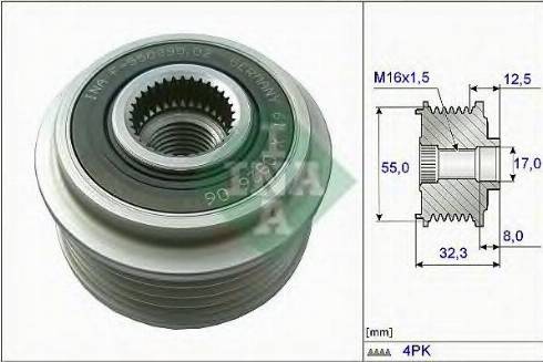 INA 535 0104 10 - Remenica, alternator www.molydon.hr