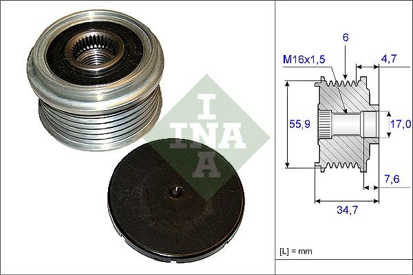 INA 535 0106 10 - Remenica, alternator www.molydon.hr