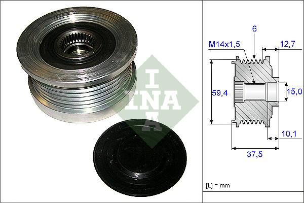 INA 535 0110 10 - Remenica, alternator www.molydon.hr