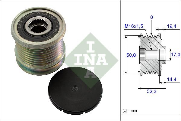 INA 535 0111 10 - Remenica, alternator www.molydon.hr