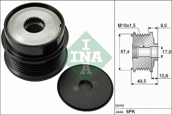 INA 535 0189 10 - Remenica, alternator www.molydon.hr