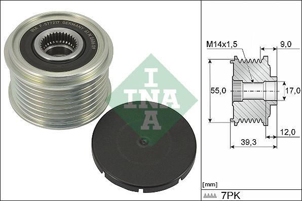 INA 535 0330 10 - Remenica, alternator www.molydon.hr