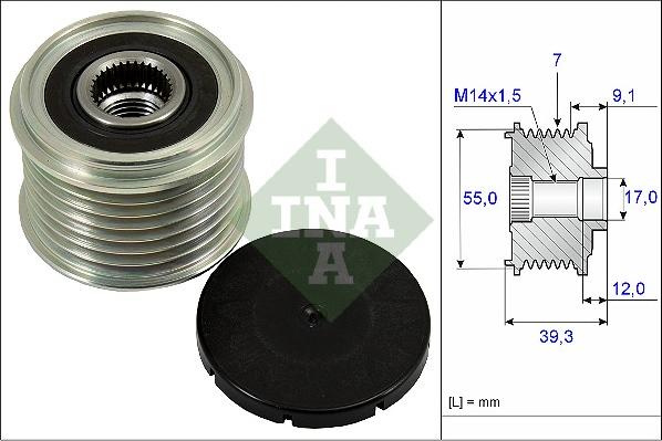 INA 535 0260 10 - Remenica, alternator www.molydon.hr