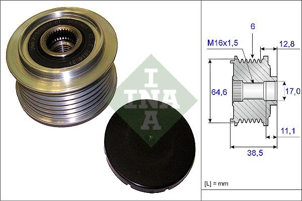 INA 535 0201 10 - Remenica, alternator www.molydon.hr