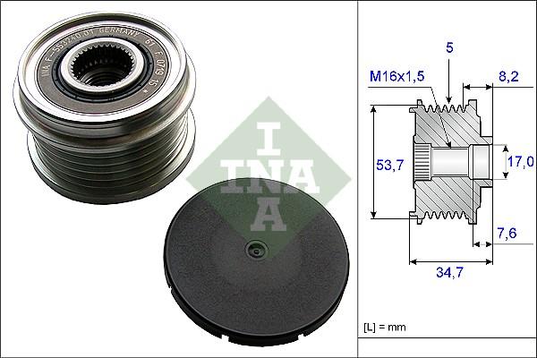 INA 535 0211 10 - Remenica, alternator www.molydon.hr