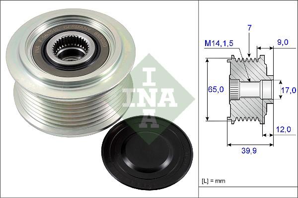 INA 535 0229 10 - Remenica, alternator www.molydon.hr