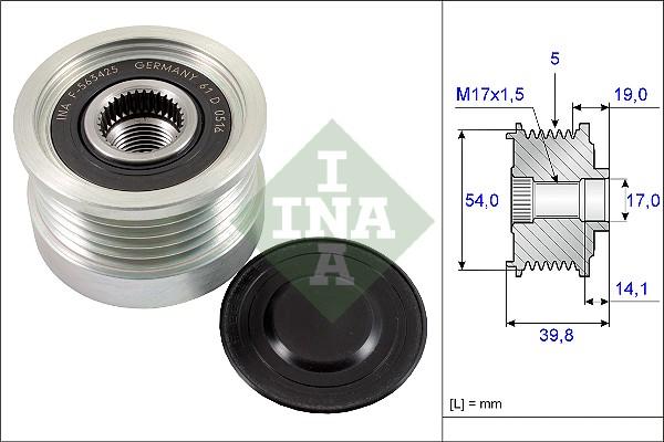 INA 535 0221 10 - Remenica, alternator www.molydon.hr