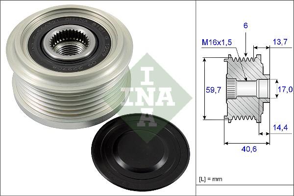 INA 535 0228 10 - Remenica, alternator www.molydon.hr