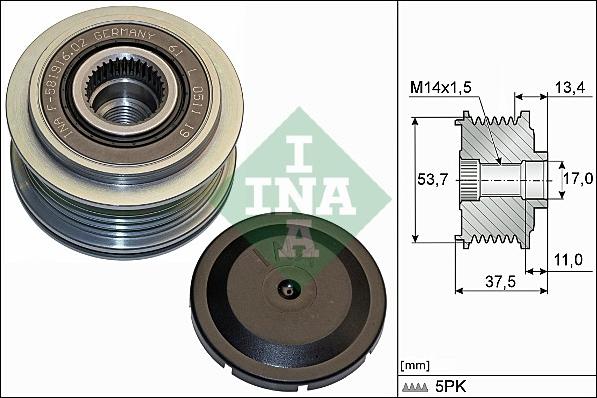 INA 535 0278 10 - Remenica, alternator www.molydon.hr