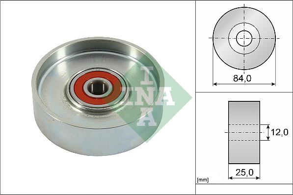 INA 531 0936 10 - Vodeći valjak , klinasti rebrasti remen  www.molydon.hr