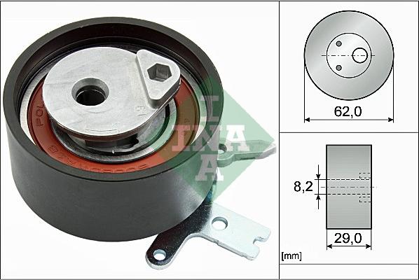 INA 531 0897 10 - Natezač, zupčasti remen  www.molydon.hr