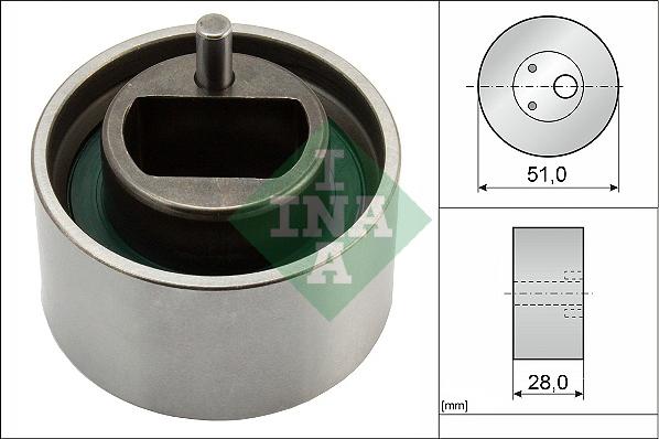 INA 531 0855 10 - Natezač, zupčasti remen  www.molydon.hr