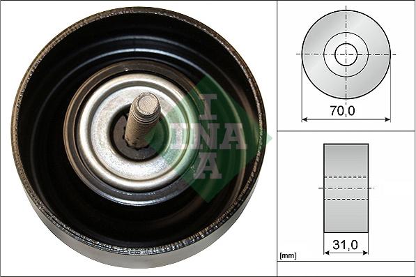 INA 532 0614 10 - Vodeći valjak , klinasti rebrasti remen  www.molydon.hr