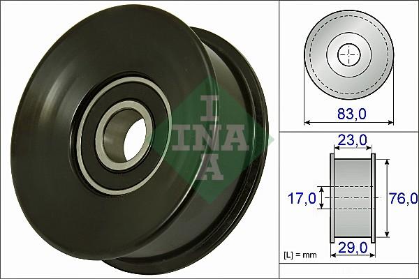 INA 532 0730 10 - Vodeći valjak , klinasti rebrasti remen  www.molydon.hr