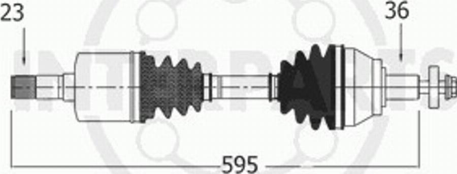 InterParts FD-8-01-158 - Pogonska osovina www.molydon.hr