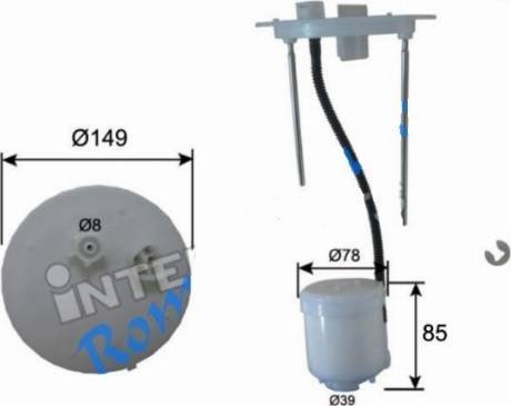 InterParts IPFT-106 - Filter za gorivo www.molydon.hr