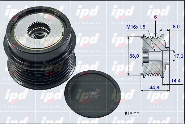 IPD 15-4009 - Remenica, alternator www.molydon.hr
