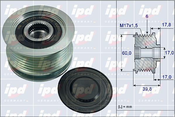 IPD 15-4008 - Remenica, alternator www.molydon.hr