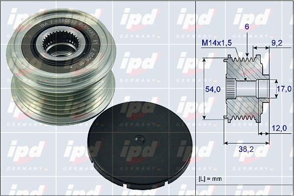 IPD 15-4007 - Remenica, alternator www.molydon.hr