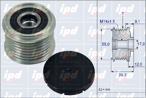 IPD 15-3910 - Remenica, alternator www.molydon.hr