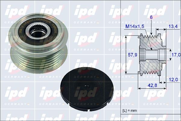 IPD 15-3892 - Remenica, alternator www.molydon.hr