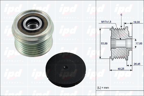 IPD 15-3813 - Remenica, alternator www.molydon.hr