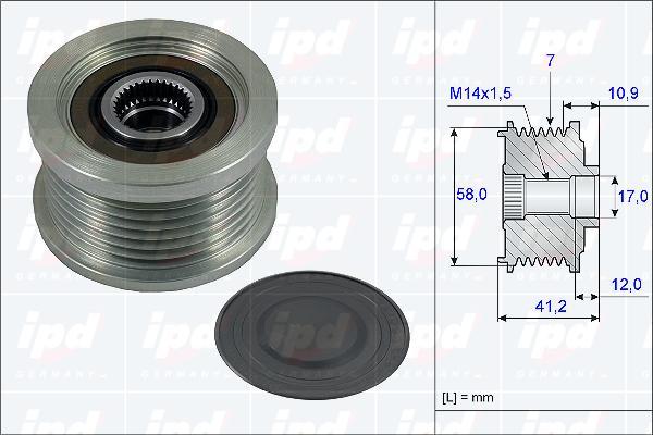 IPD 15-3812 - Remenica, alternator www.molydon.hr