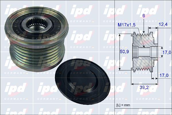 IPD 15-3887 - Remenica, alternator www.molydon.hr