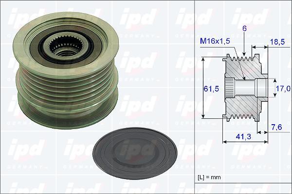 IPD 15-3798 - Remenica, alternator www.molydon.hr