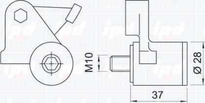 IPD 10-0283 - Natezač, zupčasti remen  www.molydon.hr