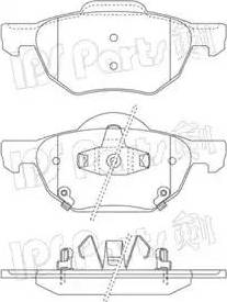 IPS Parts IBD-1488 - Komplet Pločica, disk-kočnica www.molydon.hr