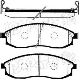 IPS Parts IBD-1582 - Komplet Pločica, disk-kočnica www.molydon.hr