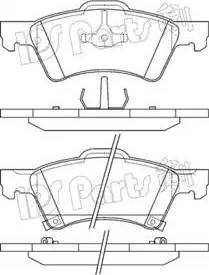 IPS Parts IBD-1090 - Komplet Pločica, disk-kočnica www.molydon.hr