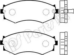 IPS Parts IBD-1142 - Komplet Pločica, disk-kočnica www.molydon.hr