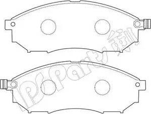 IPS Parts IBD-1169 - Komplet Pločica, disk-kočnica www.molydon.hr