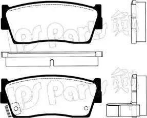 IPS Parts IBD-1806 - Komplet Pločica, disk-kočnica www.molydon.hr