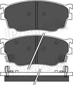 IPS Parts IBD-1367 - Komplet Pločica, disk-kočnica www.molydon.hr