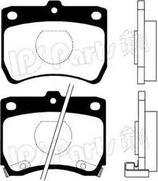 IPS Parts IBD-1332 - Komplet Pločica, disk-kočnica www.molydon.hr