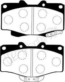 IPS Parts IBD-1254 - Komplet Pločica, disk-kočnica www.molydon.hr