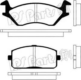 IPS Parts IBD-1202 - Komplet Pločica, disk-kočnica www.molydon.hr