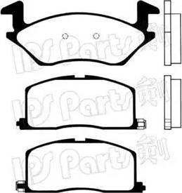 IPS Parts IBD-1284 - Komplet Pločica, disk-kočnica www.molydon.hr