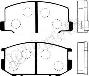 IPS Parts IBD-1229 - Komplet Pločica, disk-kočnica www.molydon.hr