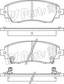 IPS Parts IBD-1276 - Komplet Pločica, disk-kočnica www.molydon.hr