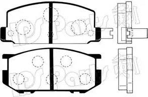 IPS Parts IBD-1701 - Komplet Pločica, disk-kočnica www.molydon.hr