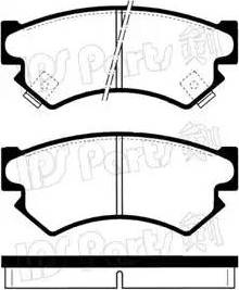 IPS Parts IBD-1707 - Komplet Pločica, disk-kočnica www.molydon.hr