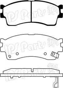 IPS Parts IBD-1K07 - Komplet Pločica, disk-kočnica www.molydon.hr